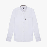 Aquascutum Active Button Down Popeline Shirt - Optic White