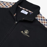 Aquascutum Active CC Shoulder Full Zip Fleece - Black