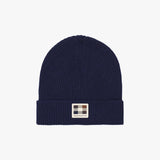 Aquascutum Active Rubber Patch Beanie - Navy