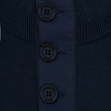 Aquascutum Active Lamina Pocket Mock Neck - Navy