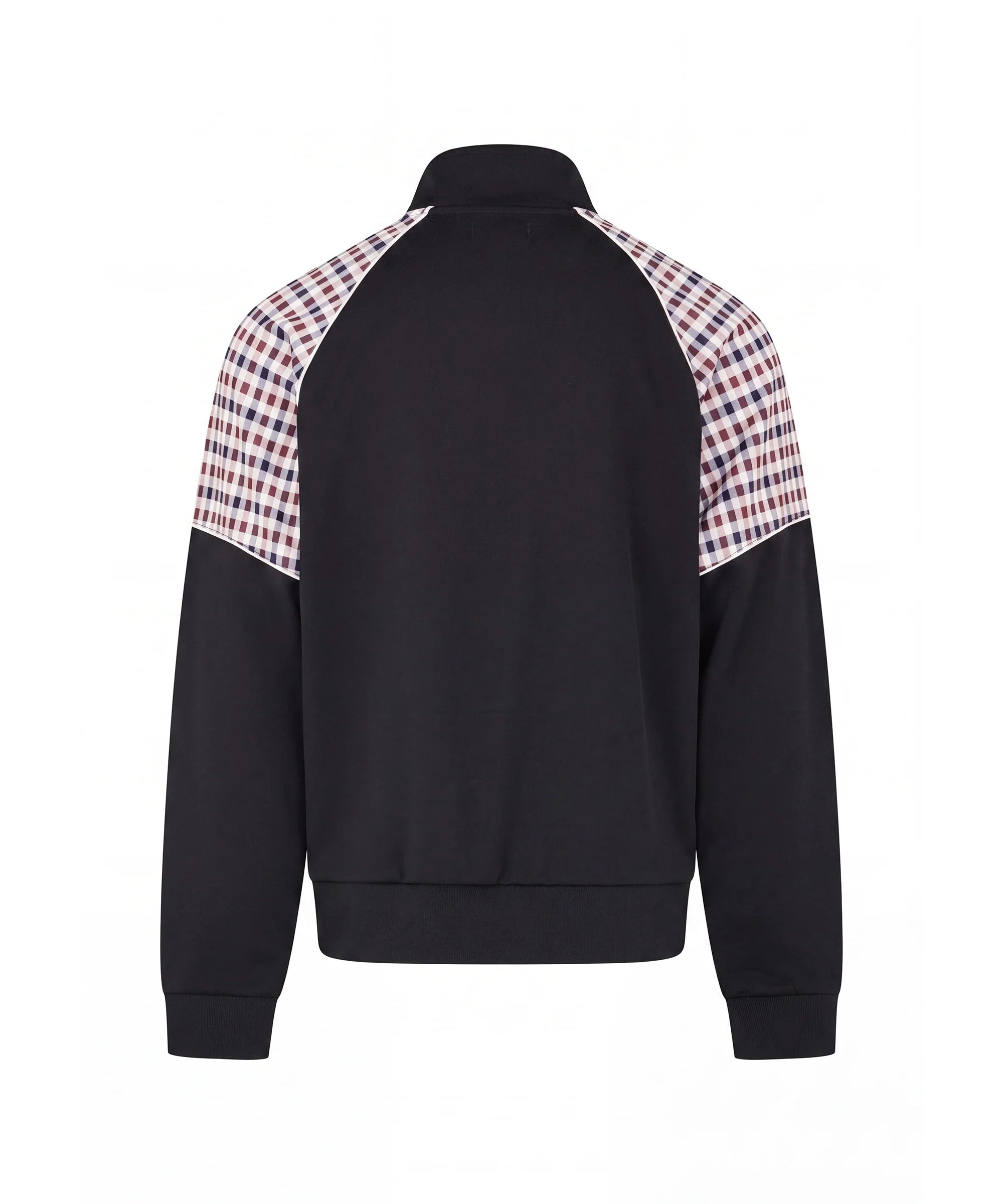 Aquascutum Active Check Sleeves Track Top  Black
