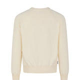 Aquascutum Active Cotton Knit Crewneck Sweater - Old White