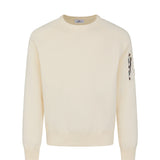 Aquascutum Active Cotton Knit Crewneck Sweater - Old White
