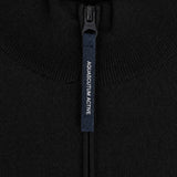 Aquascutum Active 1/4 Zip Tech Sweater - Black