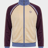 Sergio Tacchini Ghibli Piquet Track Top - Italian Straw/Huckleberry