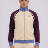 Sergio Tacchini Ghibli Piquet Track Top - Italian Straw/Huckleberry