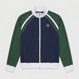Sergio Tacchini Ghibli Piquet Track Top - Navy/Pine Needle