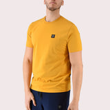 Three-Stroke Minimum T-Shirt - Mustard