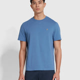 Farah Danny Regular Fit T-Shirt - Steel Blue
