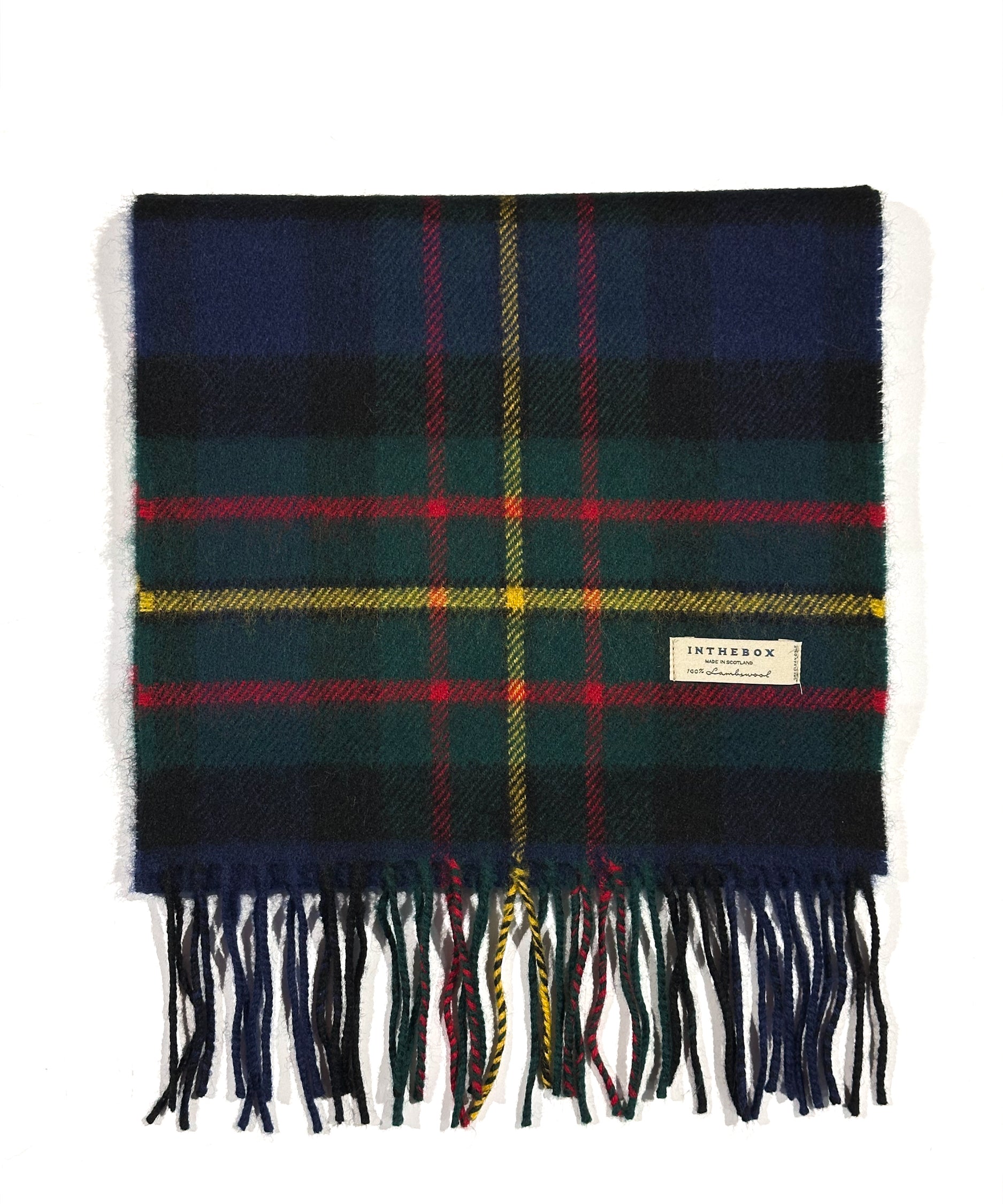 IN THE BOX Tartan Scarf - Blue