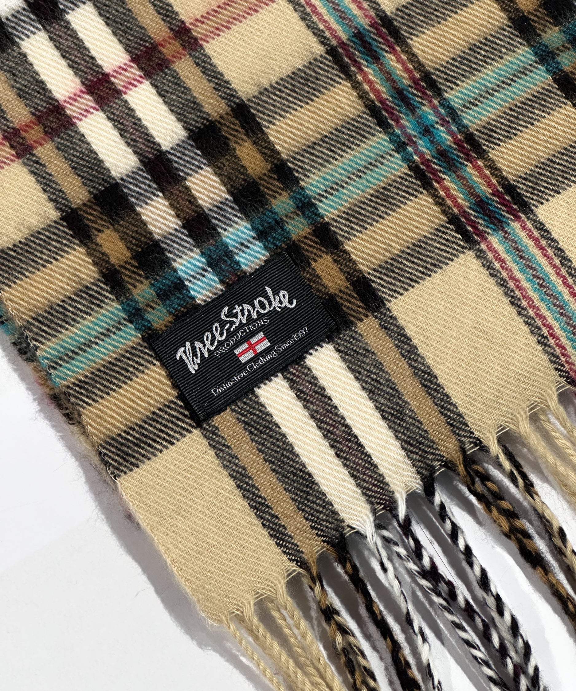 Three-Stroke Vidar Scarf - Beige
