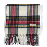 IN THE BOX Tartan Scarf - Ivory