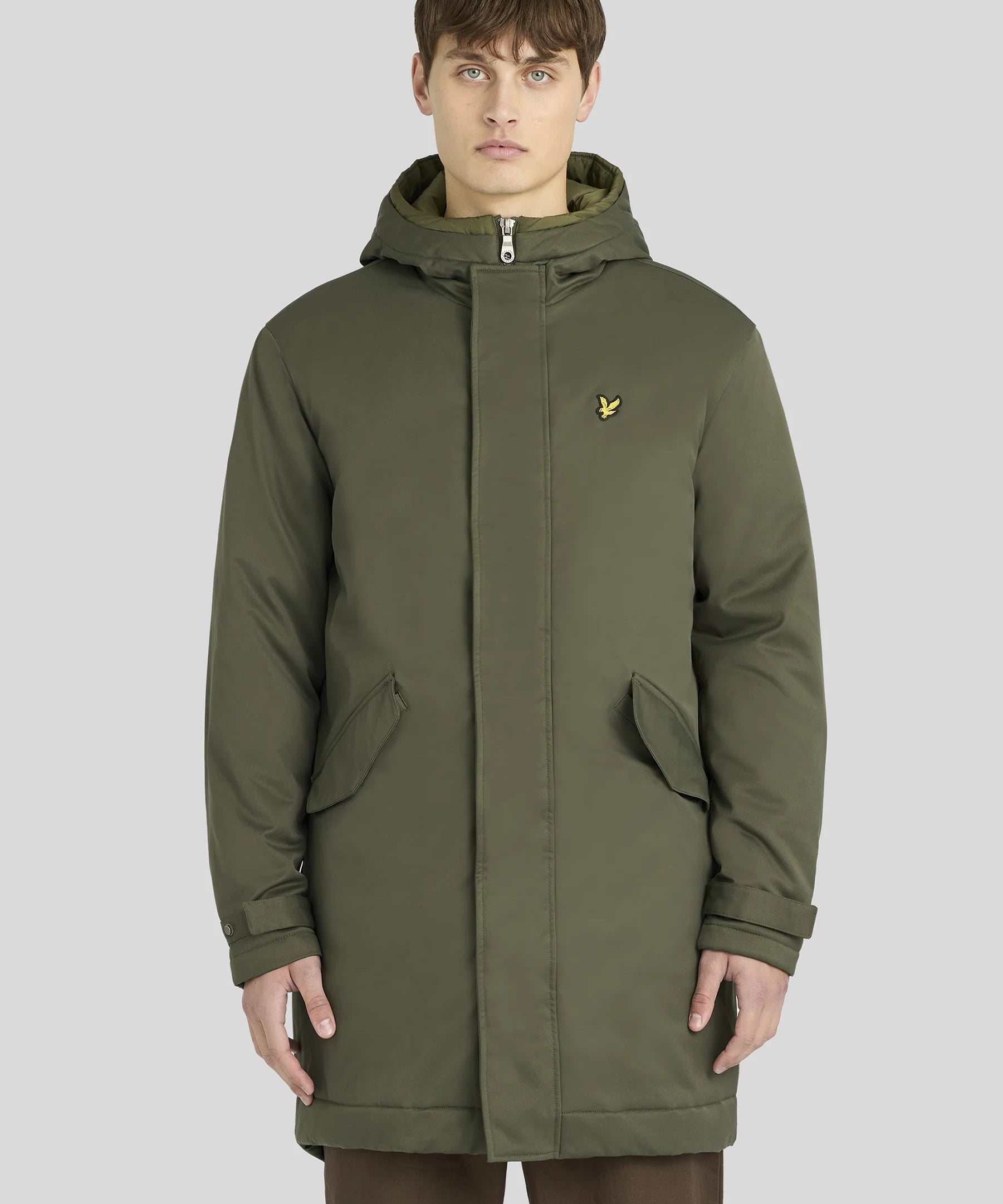 Lyle & Scott Padded Fishtail Parka - Deep Depths