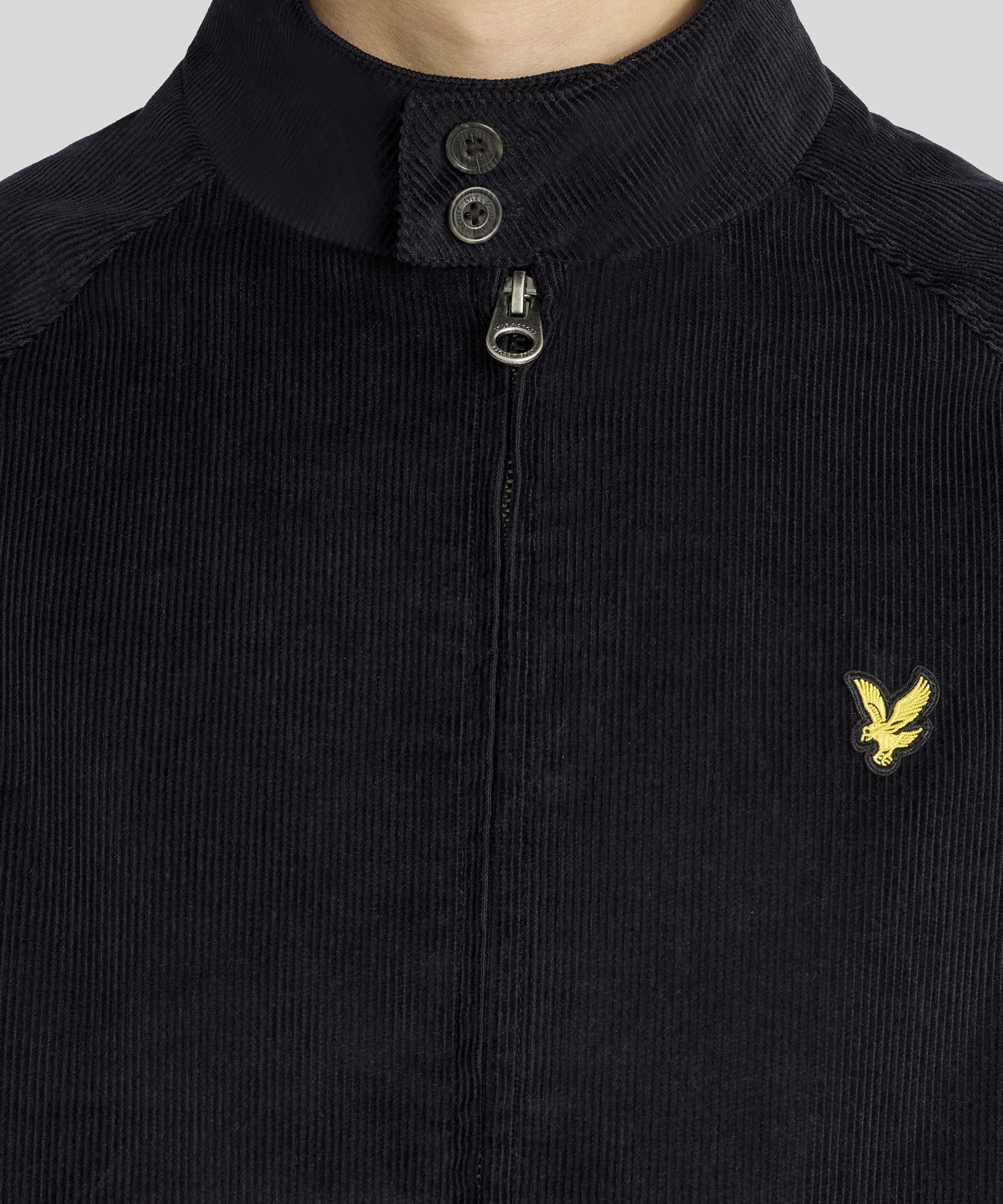Lyle & Scott Courdoroy Harrington Jacket - Dark Navy