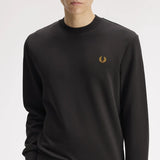 Fred Perry Crew Neck Sweatshirt - Anchor Grey/Gold