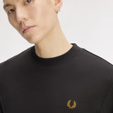Fred Perry Crew Neck Sweatshirt - Anchor Grey/Gold
