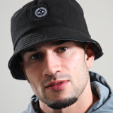 Marshall Artist Camo Fleece Reversible Bucket Hat - Black Camo