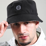 Marshall Artist Camo Fleece Reversible Bucket Hat - White Camo