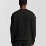 Lyle & Scott Diagonal Weave Crew Neck Sweatshirt - Lacquer
