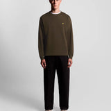 Lyle & Scott Crew Neck Sweatshirt - Olive