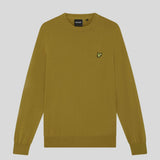 Lyle & Scott Cotton Merino Crew Neck Jumper - Bronze