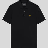 Lyle & Scott Plain Polo Shirt - Jet Black