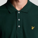 Lyle & Scott Plain Polo Shirt - Dark Green