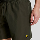 Lyle & Scott Plain Swim Shorts - Olive
