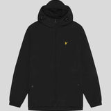 Lyle & Scott Zip Through Hooded Jacket - Jet Black