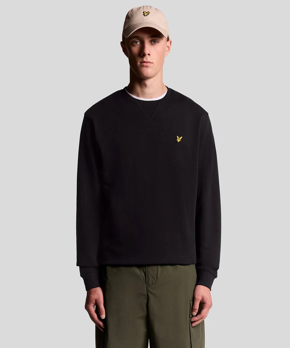 Lyle & Scott Crew Neck Sweatshirt - Jet Black