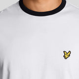 Lyle & Scott Ringer T-Shirt - White/Black