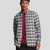 Lyle & Scott Check Flannel Shirt - Dark Navy