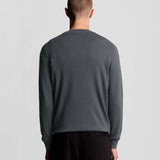 Lyle & Scott Cotton Merino Crew Neck Jumper - Shadow
