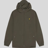 Lyle & Scott Zip Through Hooded Jacket - Olive