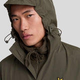 Lyle & Scott Zip Through Hooded Jacket - Olive