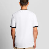 Lyle & Scott Ringer T-Shirt - White/Black