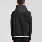 Lyle & Scott Color Block Water Resistant Jacket - Jet Black/Gunmetal