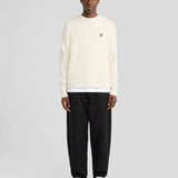 Lyle & Scott Brushed Crew Neck Jumper - Putty
