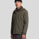 Lyle & Scott Zip Through Hooded Jacket - Olive
