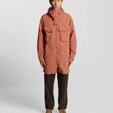 Lyle & Scott Water Resistant Guard Parka  - Brick