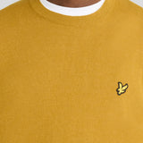 Lyle & Scott Cotton Merino Crew Neck Jumper - Bronze