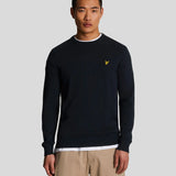 Lyle & Scott Cotton Crew Neck Jumper - Dark Navy