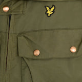 Lyle & Scott Waxed Guard Parka - True Olive