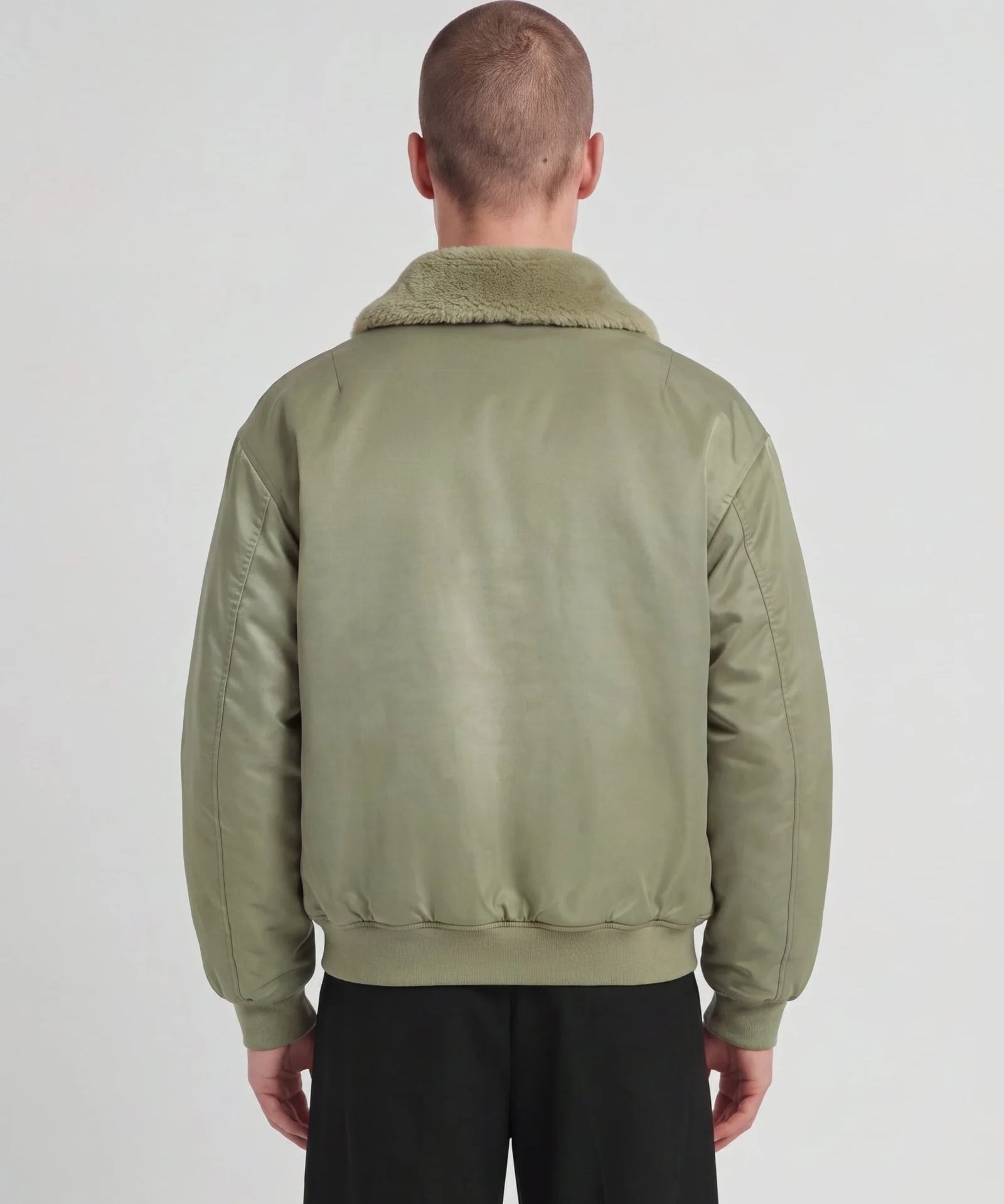 Lyle & Scott Hooded Flight Jacket - Khaki Smoke