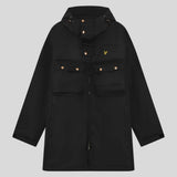 Lyle & Scott Waxed Guard Parka - Jet Black