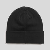 Lyle & Scott Cotton Merino Beanie - Jet Black