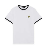 Lyle & Scott Ringer T-Shirt - White/Black