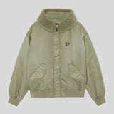 Lyle & Scott Hooded Flight Jacket - Khaki Smoke