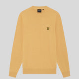 Lyle & Scott Cotton Crew Neck Jumper - Honeycomb