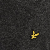 Lyle & Scott Lambswool Blend Crew Neck Jumper - Jet Black Marl